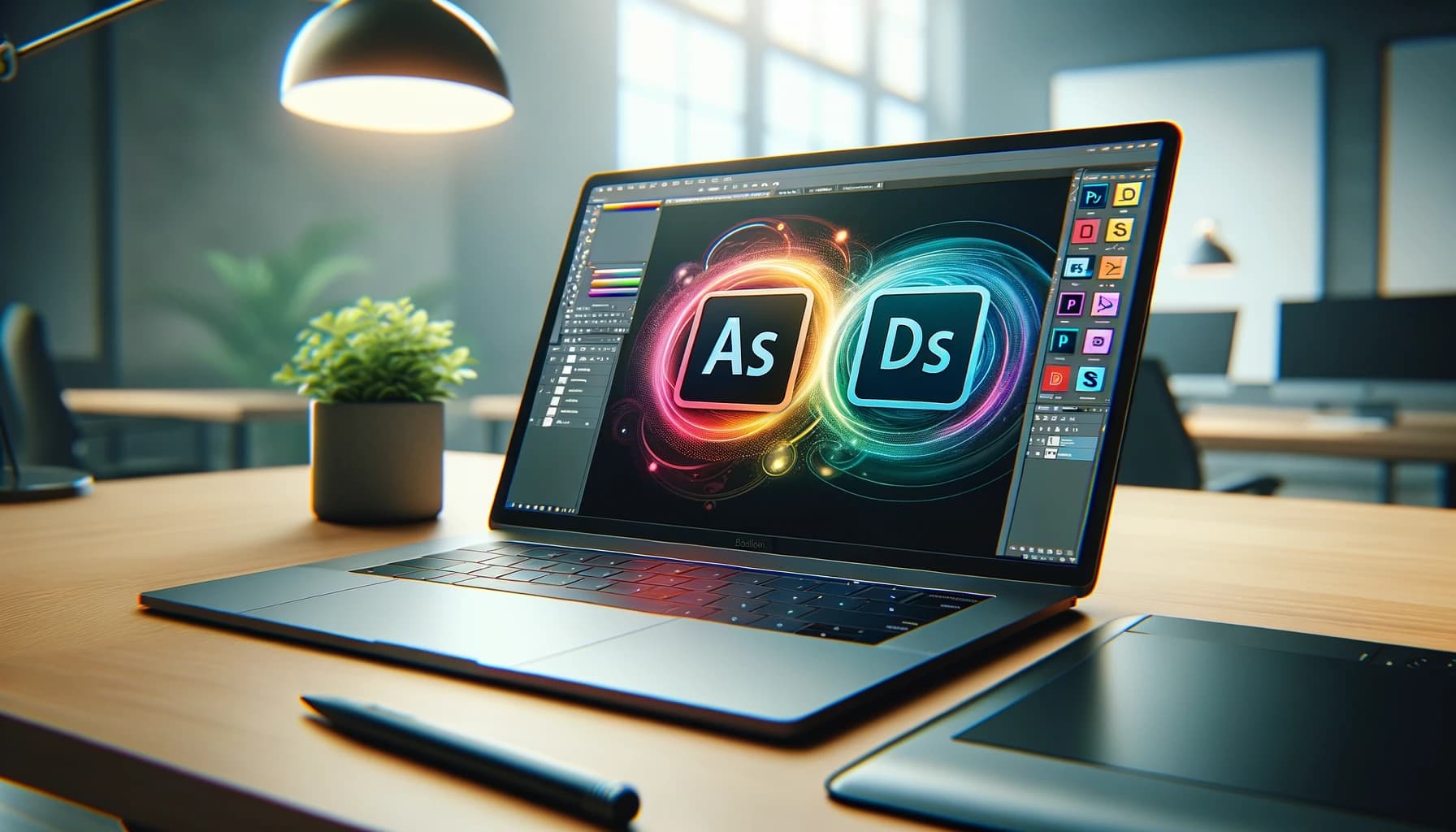Notebook para Photoshop e Illustrator
